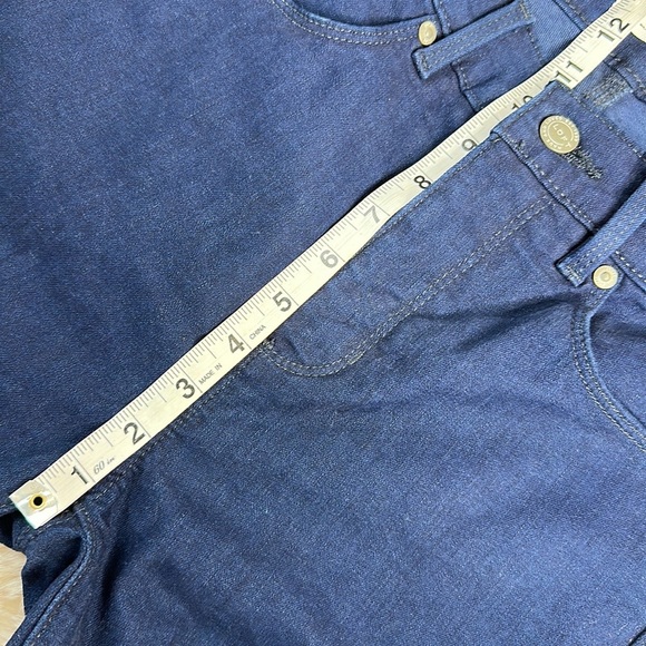 Loft | Denim Leggings Jeans in Indigo Wash - Picture 8 of 14
